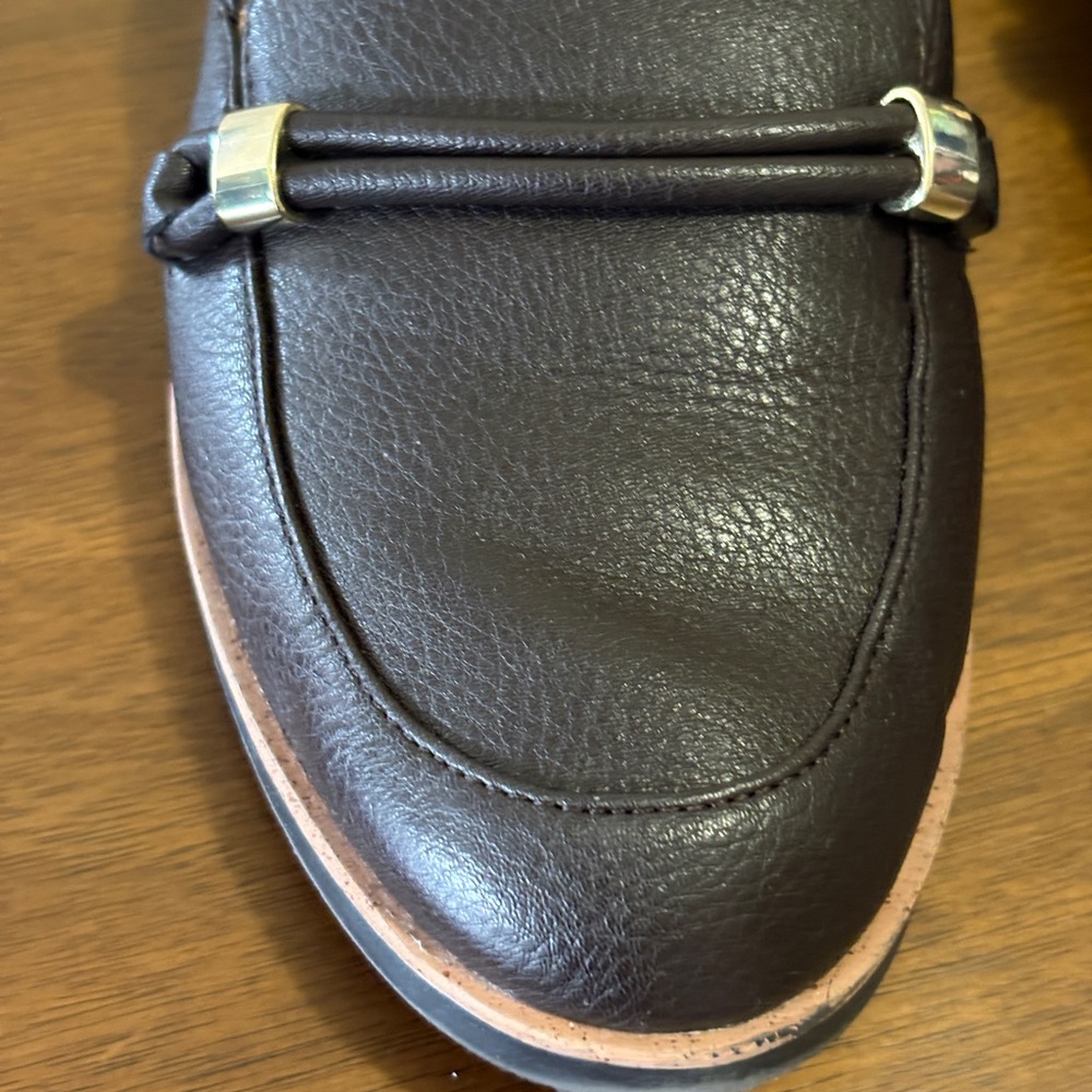 Life Stride Dark Brown Leather Flats - Picture 4 of 8